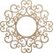 Ekena Millwork Reims Wood Fretwork Pierced Ceiling Medallion, Red Oak, 28"OD x 10 3/4"ID x 3/8"T CMWP28X28X0375RERO - alternate 1